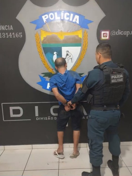 Presidiário é detido durante 