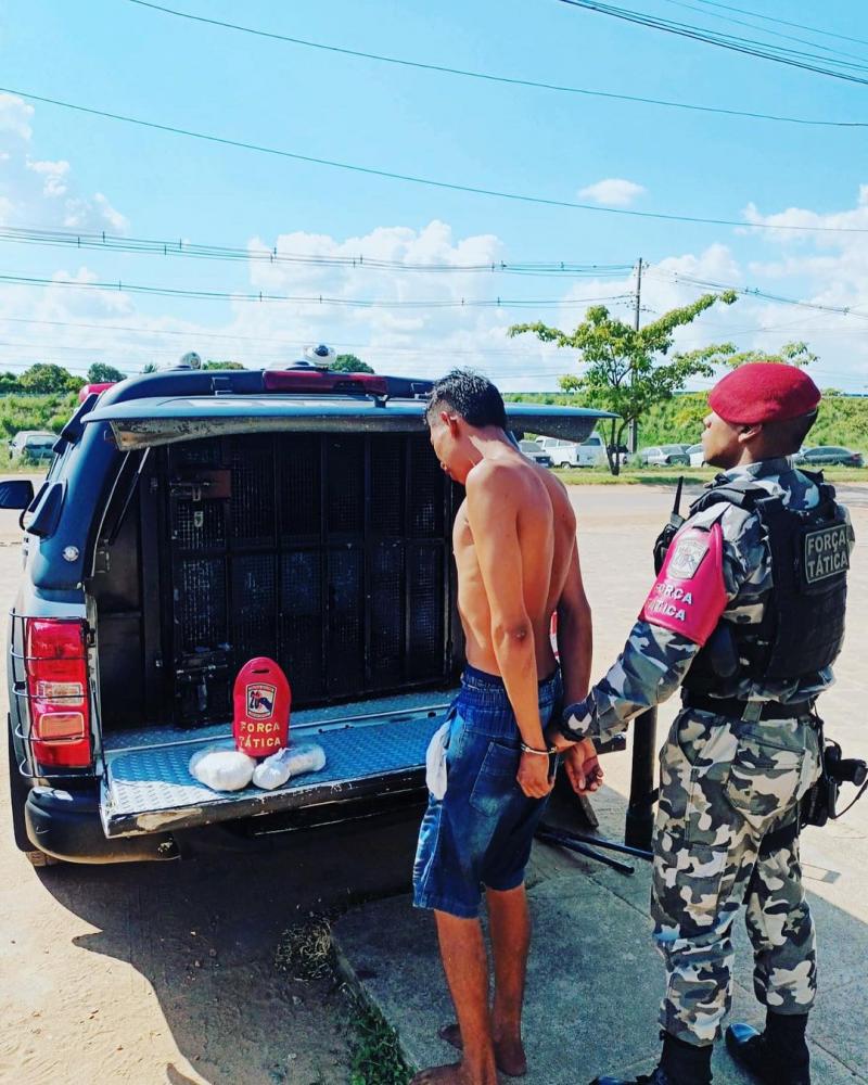 Força tática prende traficante de 18 anos no Nova Cidade 