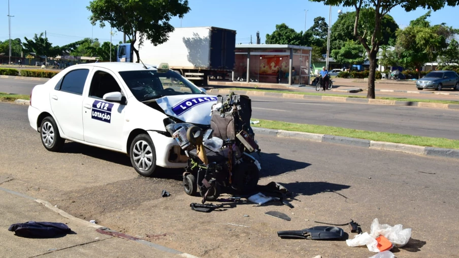  Cadeirante é atropelado por Táxi-Lotação em Boa Vista