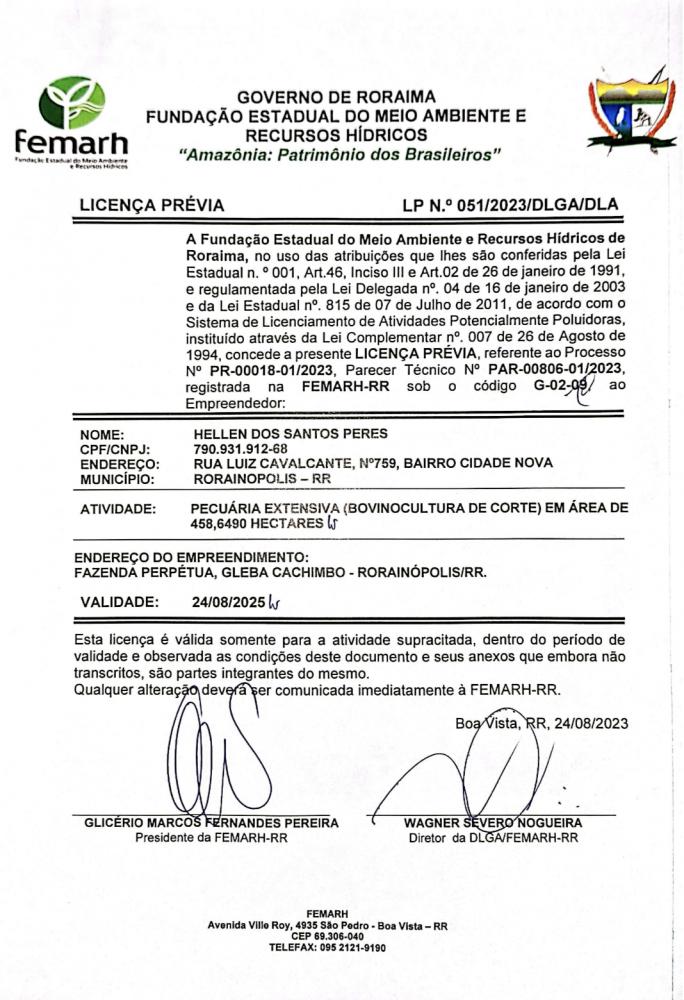 Licença prévia 