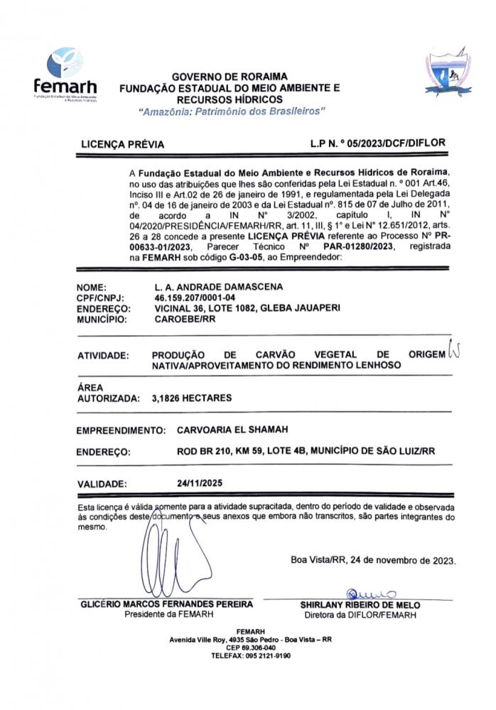Licença prévia 