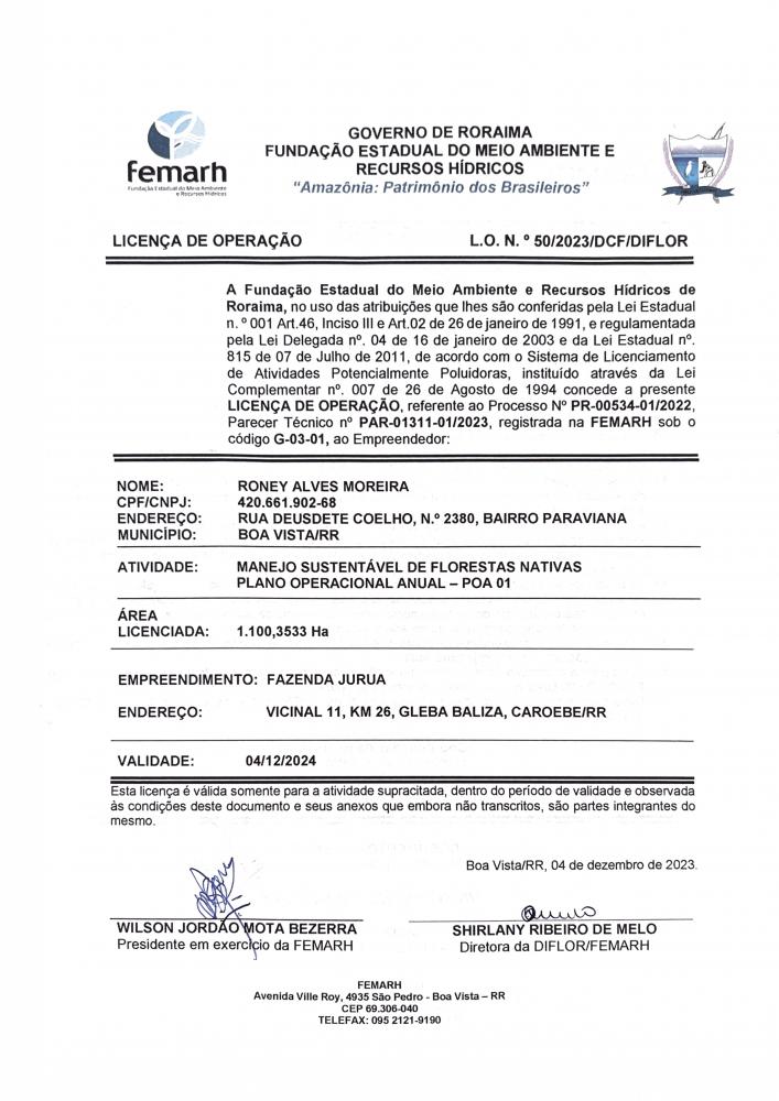 Licença de Operação