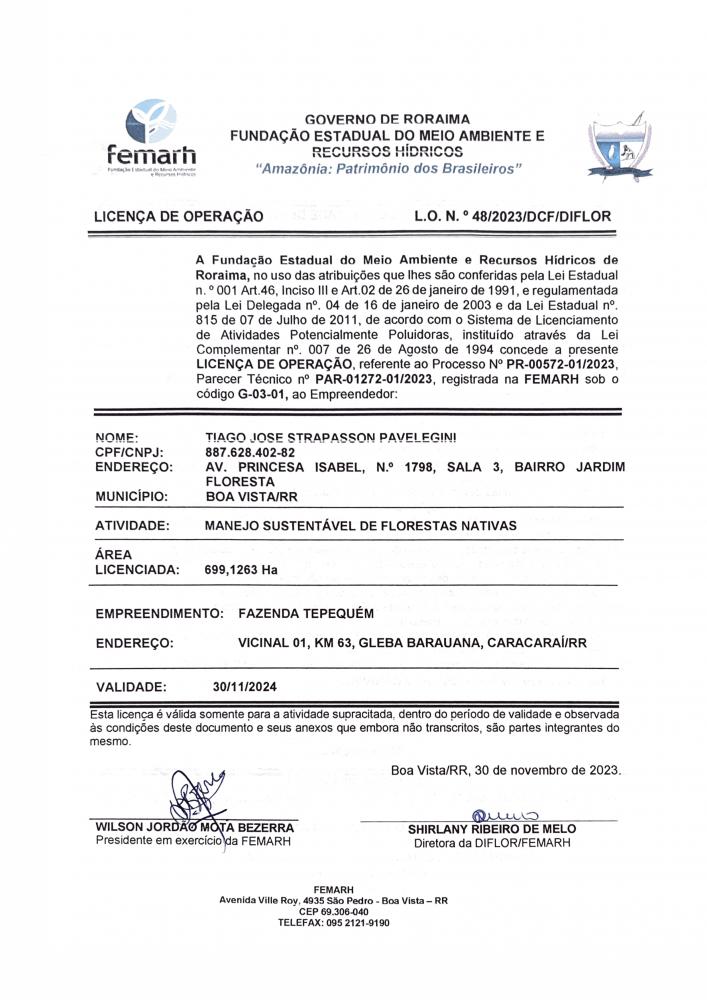 Licença de Operação