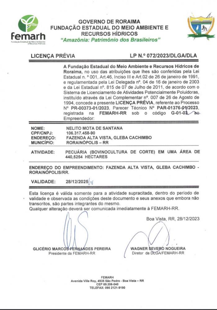 Licença Prévia 