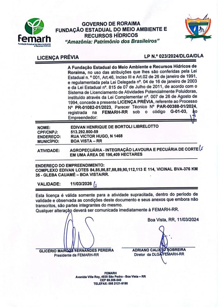 Licença Prévia 