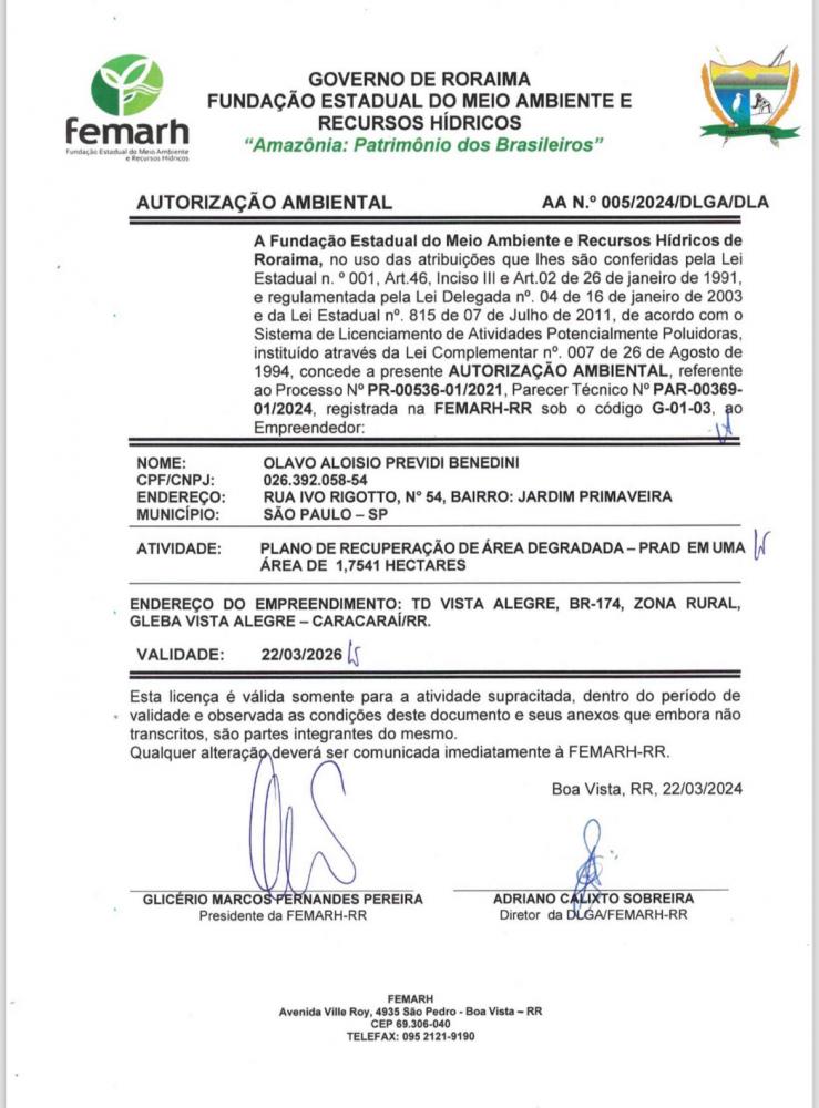 Autorização Ambiental 