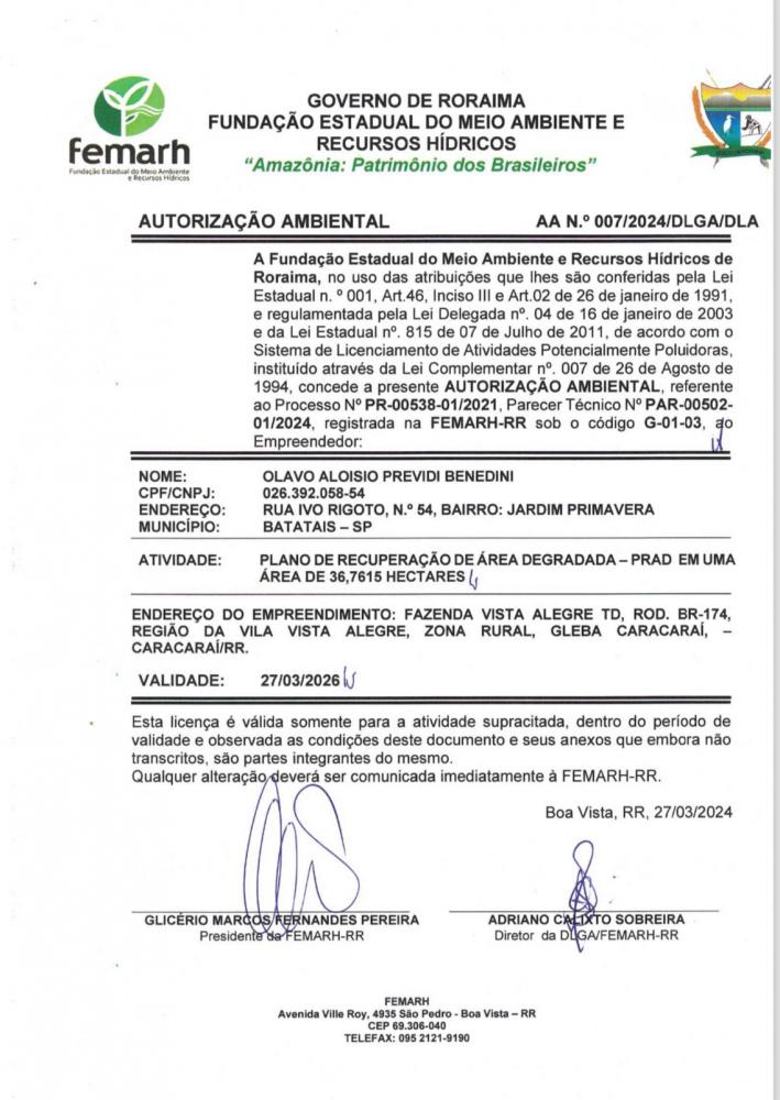 Autorização Ambiental 