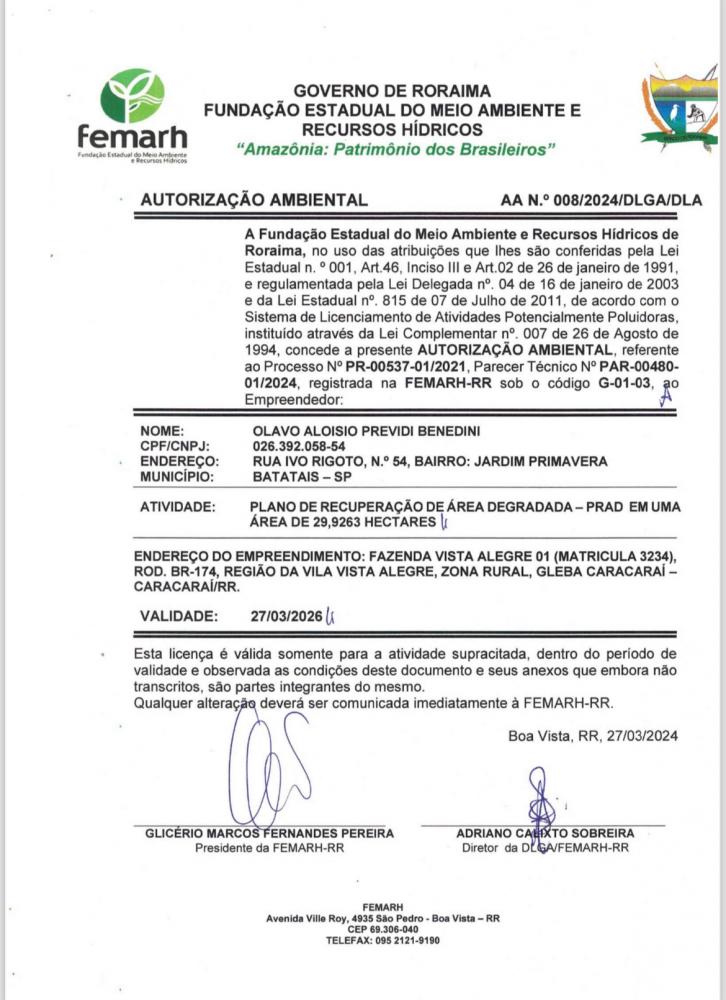 Autorização Ambiental 