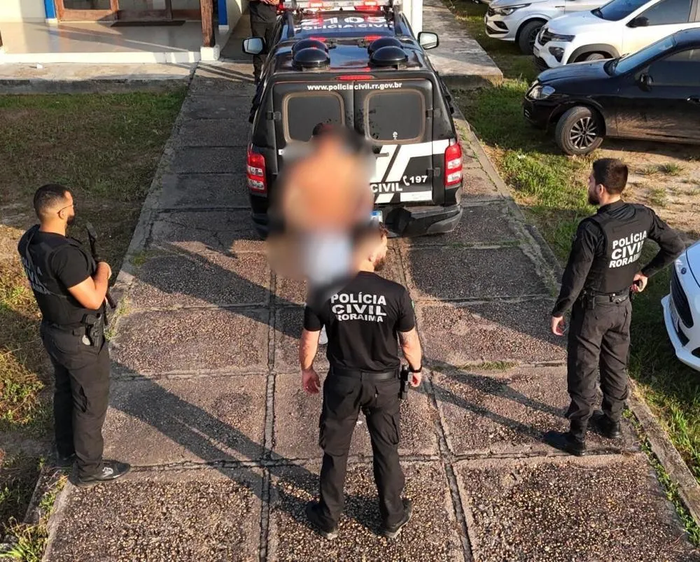 Pedreiro é preso por estupro de vulnerável contra duas crianças em Boa Vista