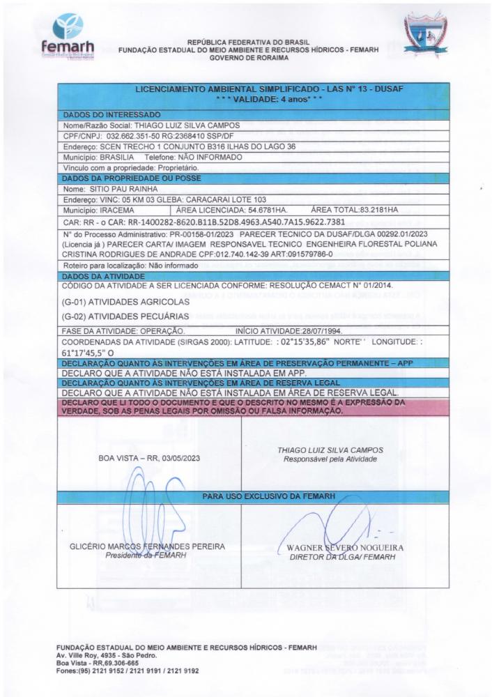 Licenciamento Ambiental Simplificado