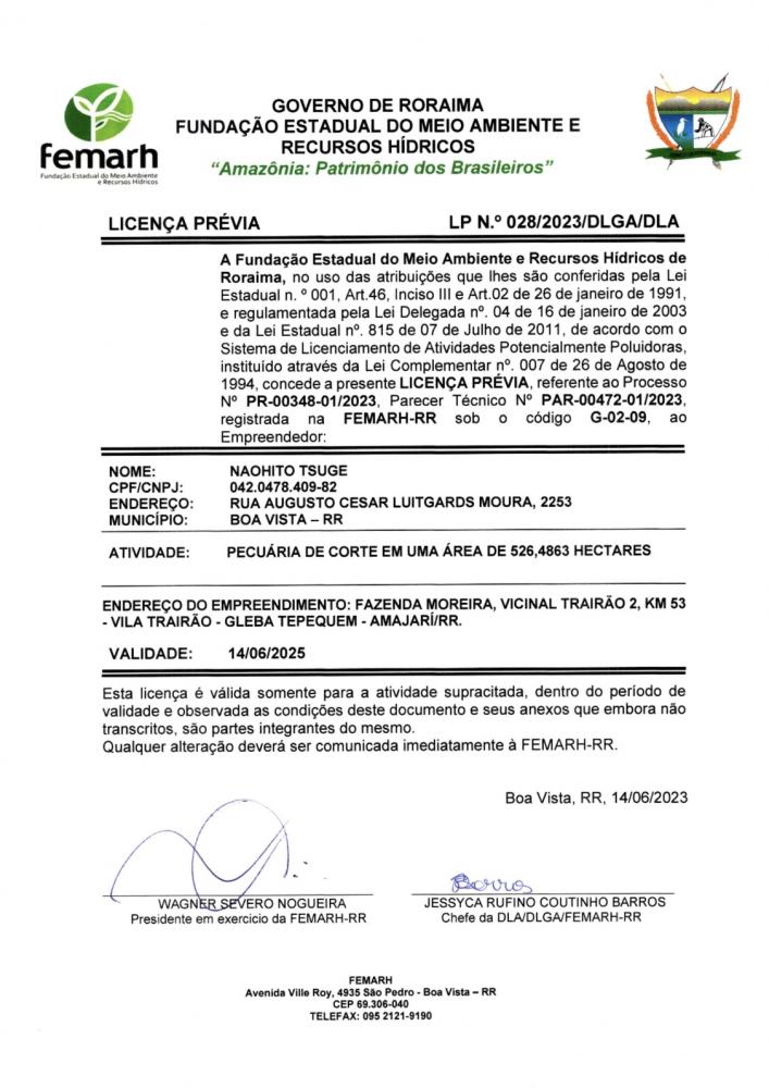 Licença prévia 