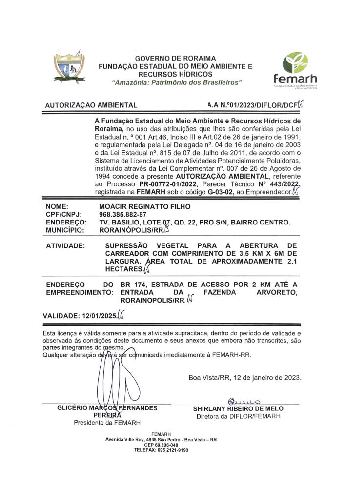 AUTORIZAÇAO AMBIENTAL