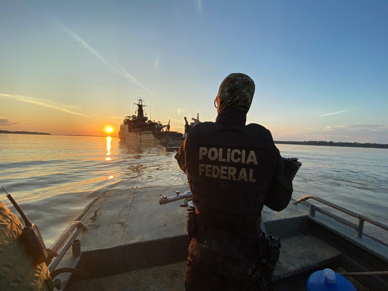 Operação Conjunta resulta na destruição de dragas e estima perda de R$ 26 milhões ao garimpo ilegal no Amazonas