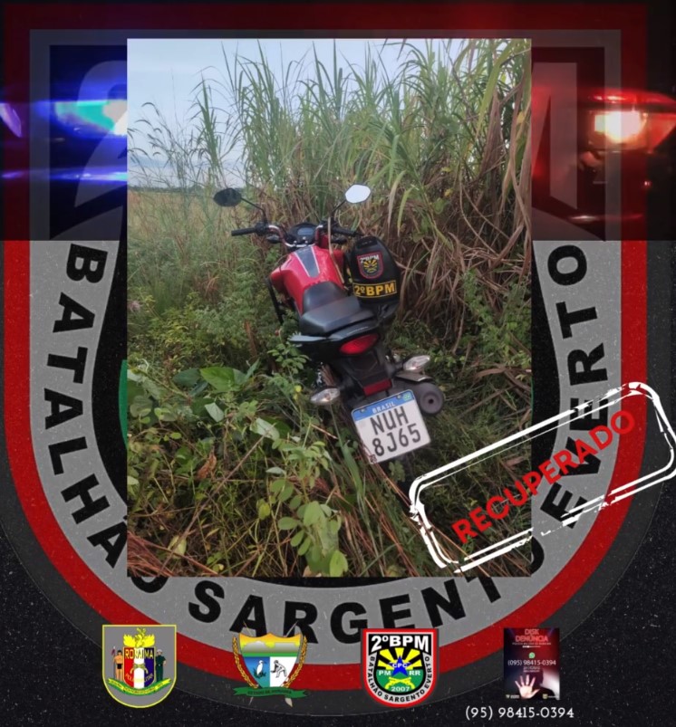  Polícia recupera motocicleta roubada no bairro operário