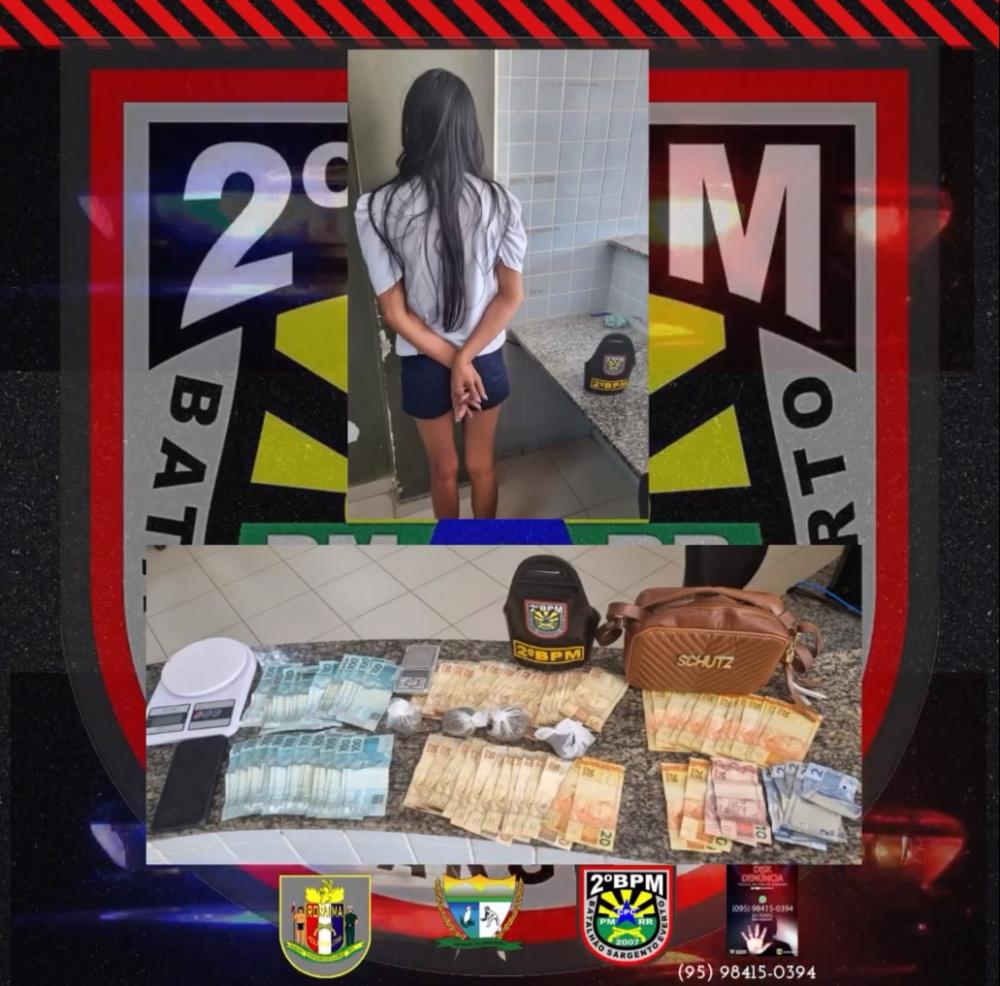  Polícia detém mulher por tráfico de drogas em ação na zona oeste da Capital